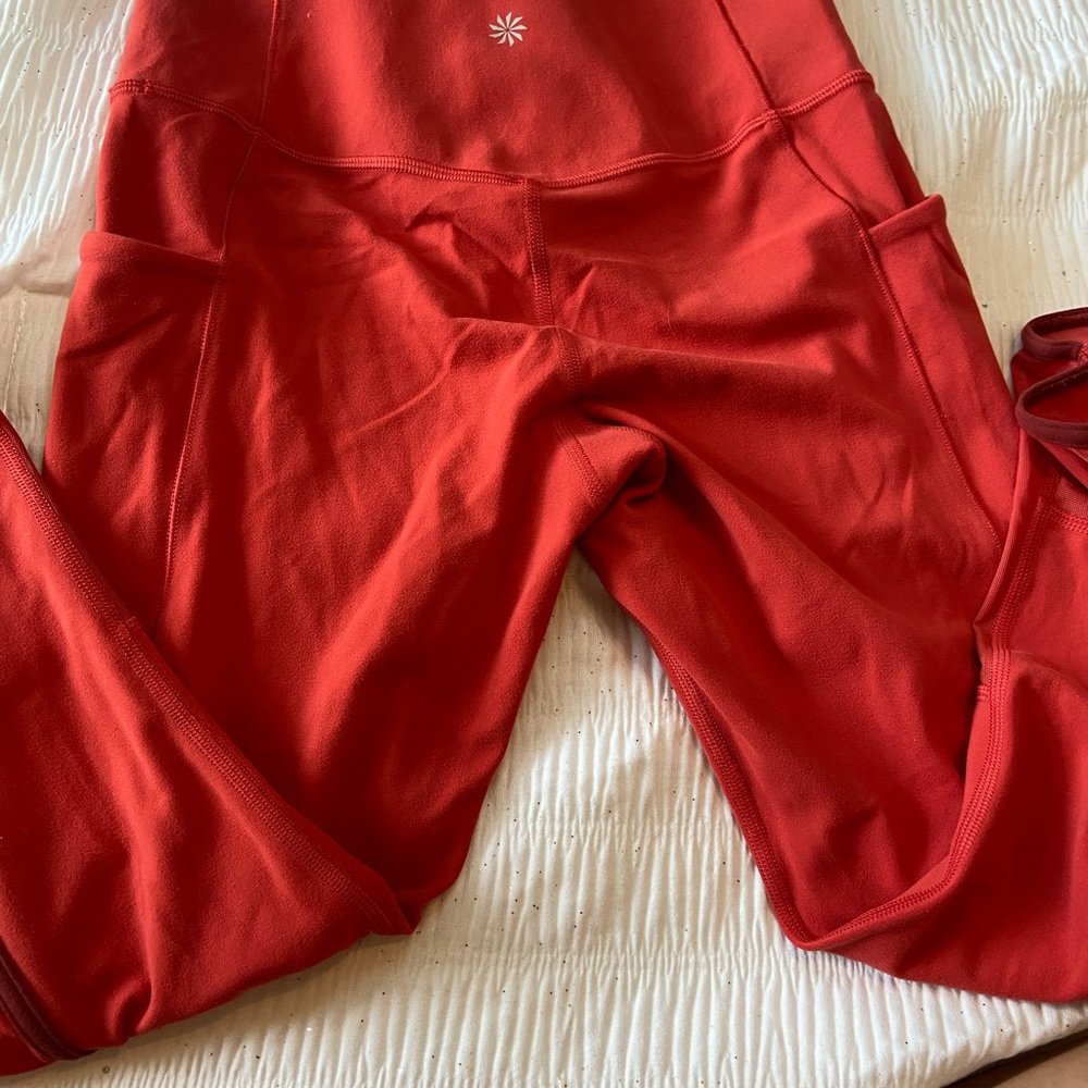 Red-orange pants, size x small